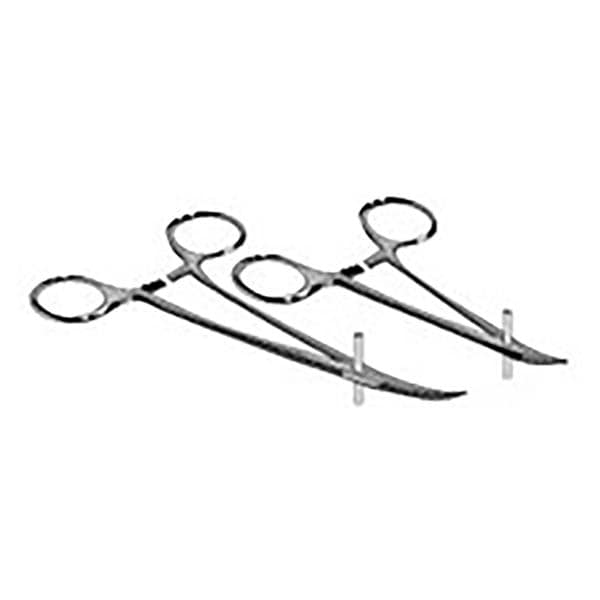 Kwik-Stand Scissors Hemostat Curved Stainless Steel Ea