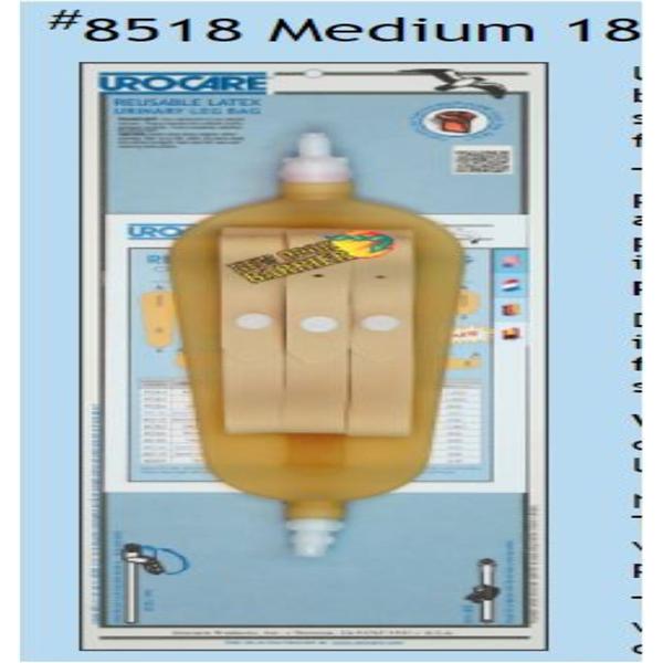 Leg Bag Urinary 18oz Medium Ea