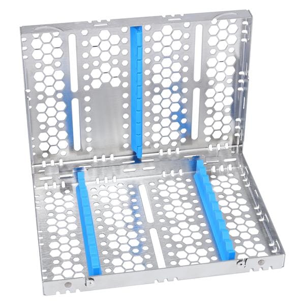 Cassette 100% Stainless Steel Medium Blue 10 Instruments Ea