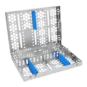 Cassette 100% Stainless Steel Medium Blue 10 Instruments Ea
