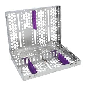 Cassette 100% Stainless Steel Medium Blue 10 Instruments Ea