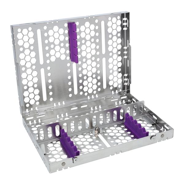 Cassette 100% Stainless Steel Medium Blue 10 Instruments Ea