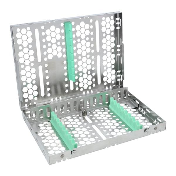 Cassette 100% Stainless Steel Medium Blue 10 Instruments Ea