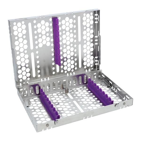 Cassette 100% Stainless Steel Medium Blue 10 Instruments Ea