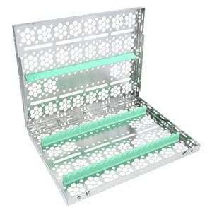 Cassette 100% Stainless Steel Large Light Green 20 Instruments Ea