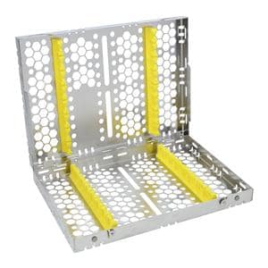 Double Sided Cassette 100% Stainless Steel Medium Yellow 16 Instruments Ea