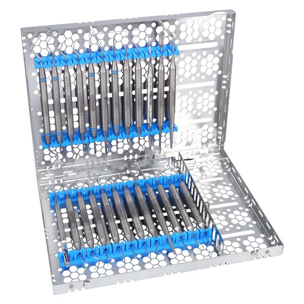 -20 to -15C Double Decker Cassette 100% Stainless Steel Lg Wt 24 Instruments Ea