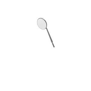 Nordent Mirror Mirror Head 100% SS Size #5 Adlt CS Frnt Srfc 15/16 in 12/Bx