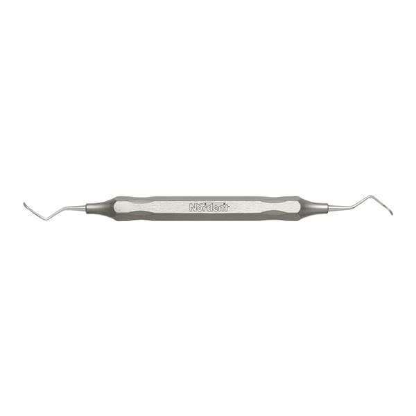 Curette Columbia Double extrémité 4R/4L DuraLite Hex Acier inoxydable Ch.