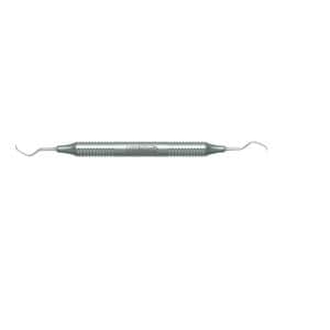 Détartreur Houe / Cuillère Double extrémité DuraLite rond Acier inoxydable Ch.