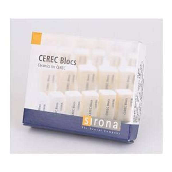 CEREC Blocs C PC Milling Blocks 12 A3C For CEREC 8/Pk