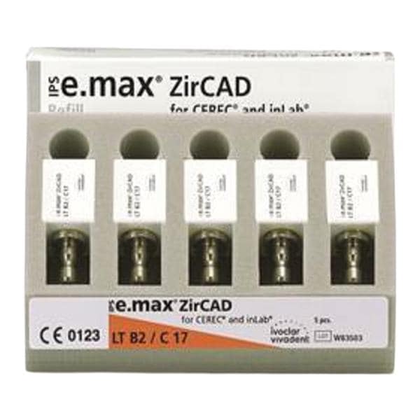 IPS e.max ZirCAD LT Milling Blocks C17 B2 For CEREC 5/Bx