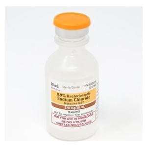 Hospira IV Injection Solution 0.9% Sodium Chloride 30mL Vial 25/Bx