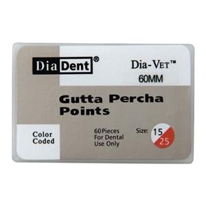 Gutta-percha DIA-Vet 45/55 60/Boîte