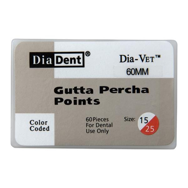 Gutta-percha DIA-Vet 45/55 60/Boîte