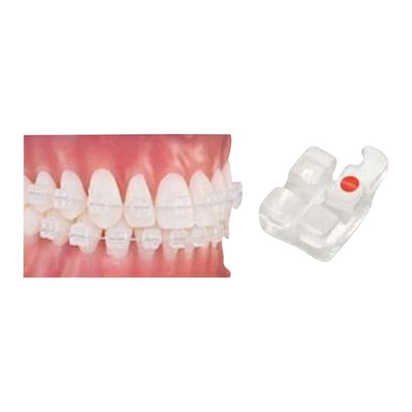 Roth Aesthetic Coated Ceramic Sapphire Bracket 0.022 in UR3 10/Pk