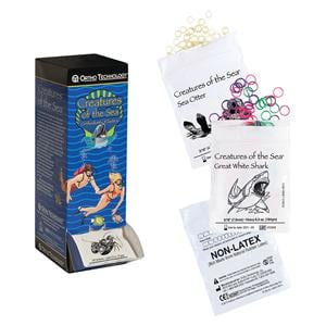 Creatures of the Sea Elastics Moray Eel 1/8 in Latex-Free 50x100Bx