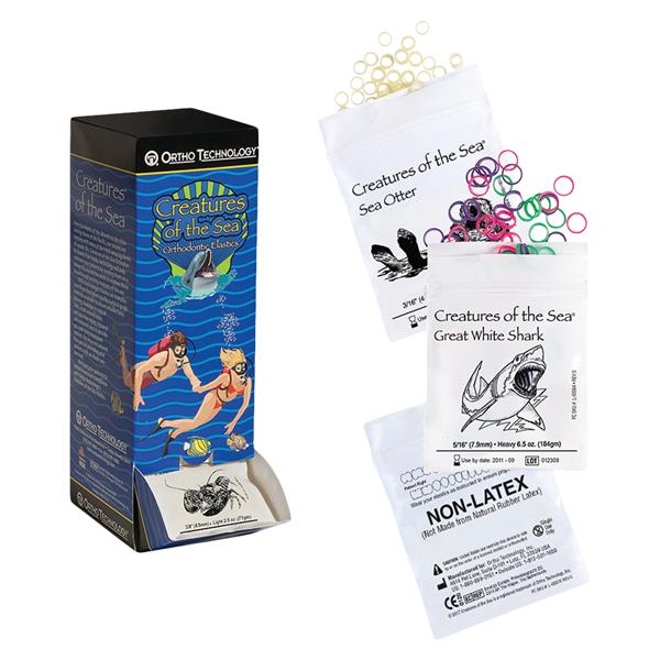 Intraoral Elastics 3/8 in 50x100Bx
