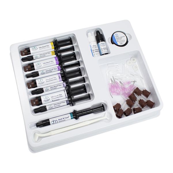 Ultra-Bond Plus Ciment Automélange Double polymérisation Trousse multiteinte kt