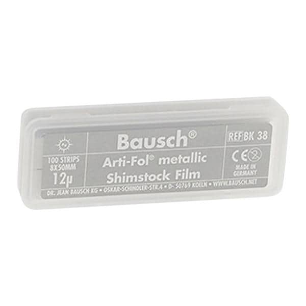 Arti-Fol Metallic Articulating Film Shimstock Strips Uncoated Single Sided
