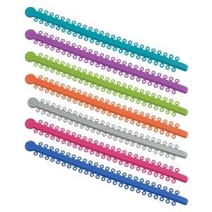 Ortho Technology Ligature Ties on Sticks 0.115 in Latex-Free Black 1008/Pk