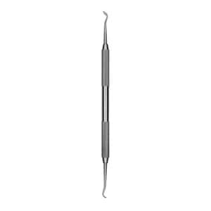 Bec-de-cordin discoïde 3/6 Double extrémité Satin Steel 6 Ch.