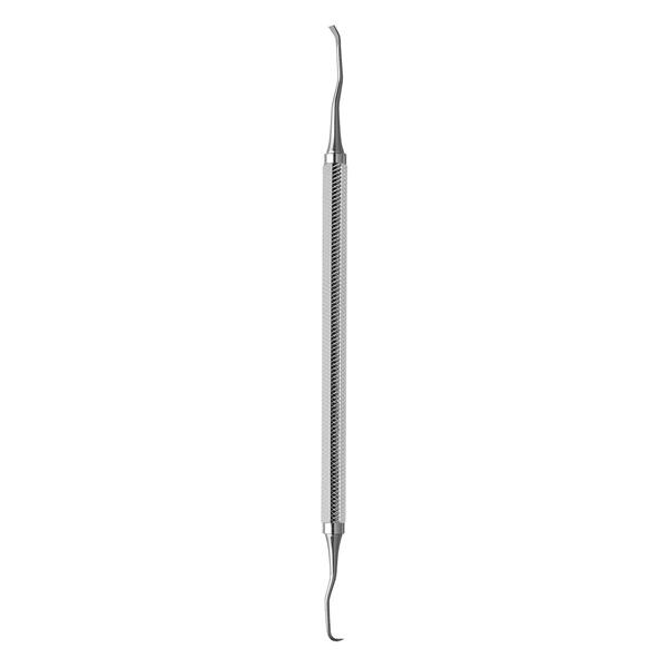 Détartreur Bunting Double extrémité 1/2 Satin Steel 6 Immunity Steel Ch.