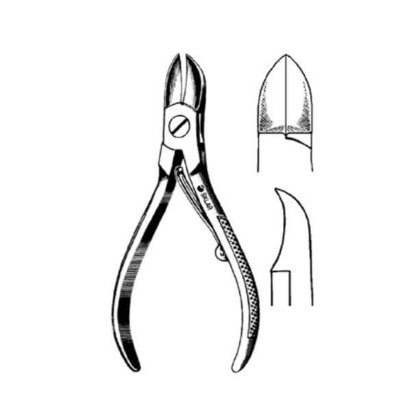 Nail Nipper 4-1/2" Stainless Steel Ea