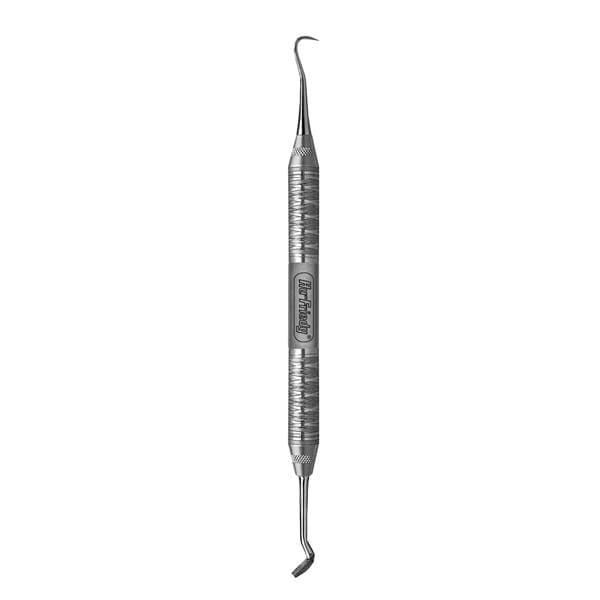 Hu-Friedy Dull Band Pusher / Scaler Double End #6 Satin Steel Round Crvd Strt Ea