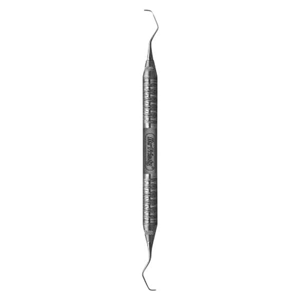 Curette Gracey Extra Rigid Double End #6 Satin Steel Immunity Steel Ea