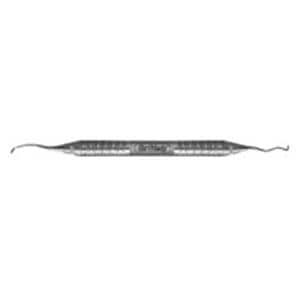 Curette Gracey Double End #6 Satin Steel Immunity Steel Ea