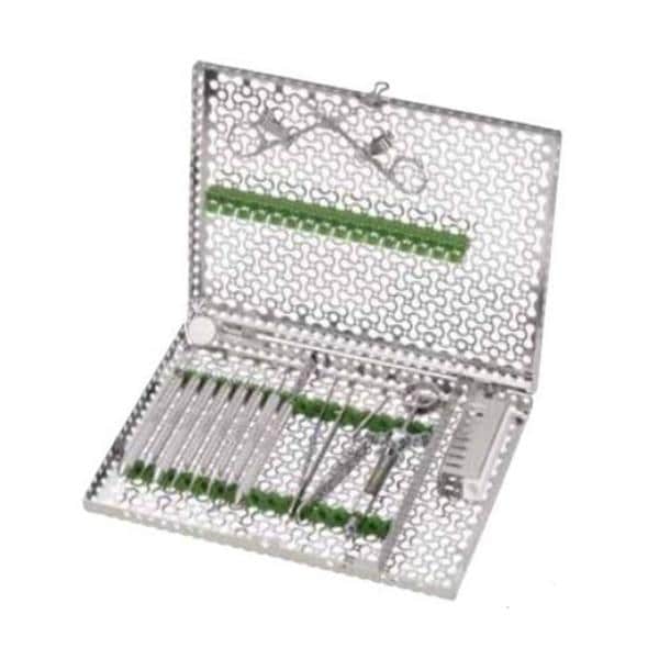 IMS Infinity Series Orthodontic Cassette SS Grn 4 Pliers & 3 Hand Instruments Ea