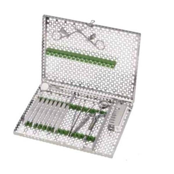 Cassette Insert ultrasonique/pc à main Pt. Bleu 2 inserts u/s et 1 pc à main Ch