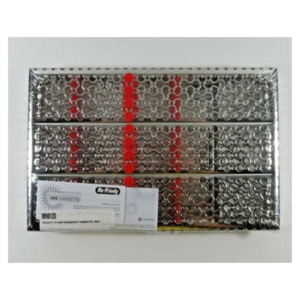 IMS Infinity Series Instrument Cassette Stainless Steel Red 12 Instruments Ea