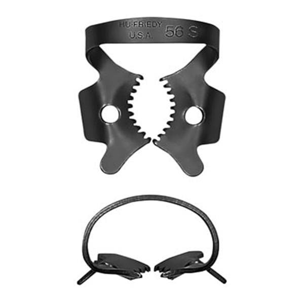 Black Line Rubber Dam Clamp Winged Size 56S Ea