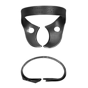 Black Line Rubber Dam Clamp Wingless Size 24 Ea