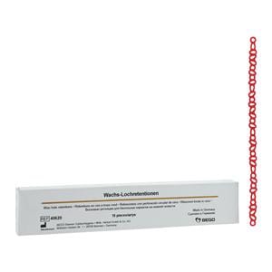 Rétentions en cire Formes en cire Rouge 15/paquet