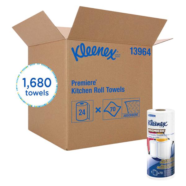 Kleenex Premiere Towel Roll Disposable Paper 1 Ply 11 in x 10.4 in