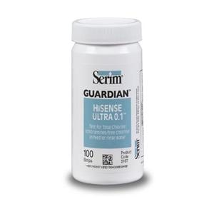 GUARDIAN HiSense Ultra 0.1 Chlorine Test Strip With Sample Cups Bx