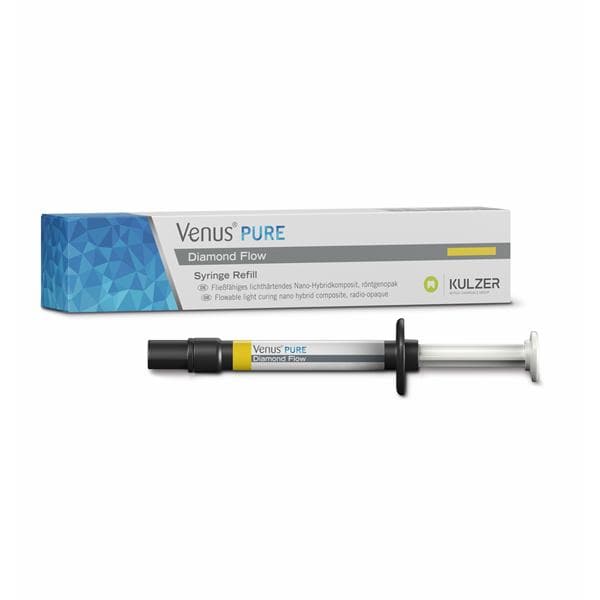 Venus Diamond Flow Flowable Composite Pure Dark Syringe 1.8gm