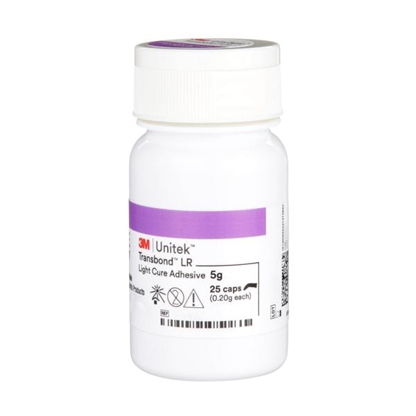 3M Transbond LR Orthodontic Adhesive 0.2 gm Light Cure Capsules 25/Bx