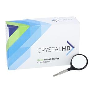 Crystal HD Miroir 5 Douille conique Noir 12/paquet