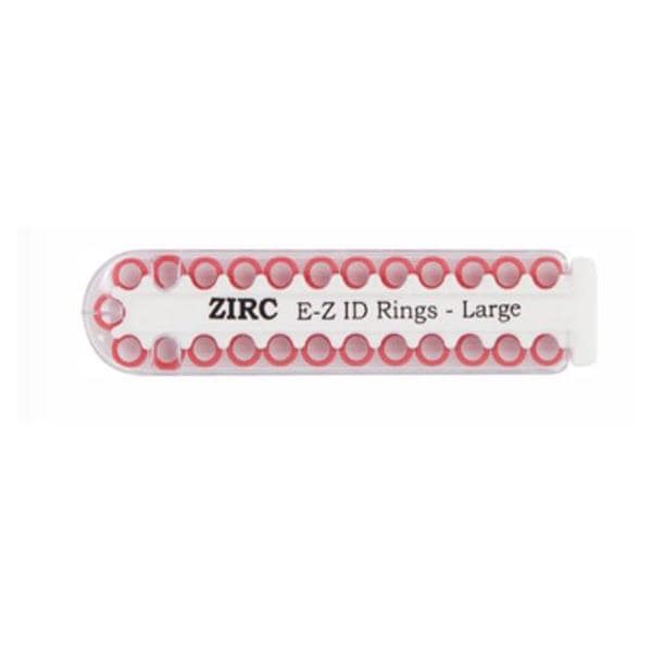 ID Rings Red 25/Pk