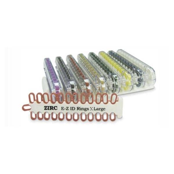 EZ-ID Instrument Rings White 25/Pk
