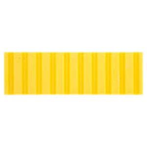 Instrument Mat 6 3/4 in x 2 in x 3/8 in Neon Yellow Ea