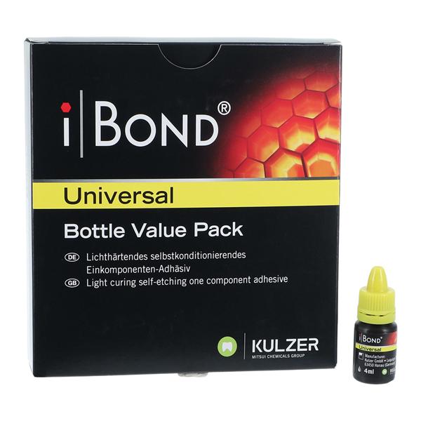 iBOND Universal Adhesive Light Cure 4 mL Bottle Value Pack 3/Pk