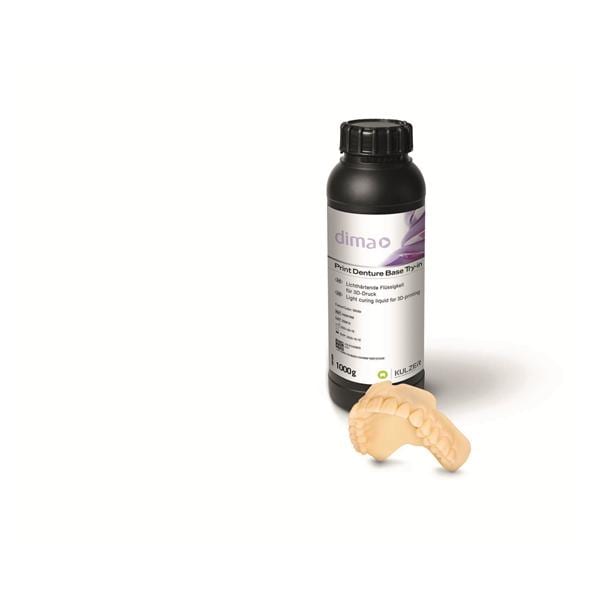 dima Denture Base Try-In 3D Print Resin White Ea