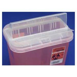 Sharps Container 2gal Translucent Red Ea