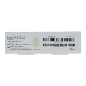 ZCAD Temp Esthetic CAD Disc A2 98.5x20 Ea