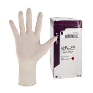 ENCORE Latex Acclaim Latex Surgical Gloves 9 Natural 50/Bx